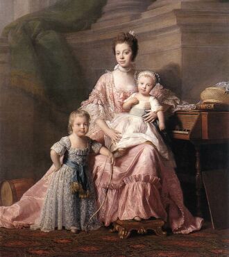 Charlotta s dětmi - 1765